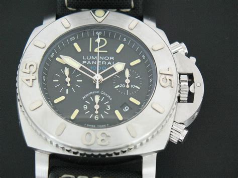 panerai chronograph submersible 1000m pam 00187|Panerai Luminor Submersible PAM 00187 .